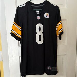 NFL Black Jersey with Yellow Accents